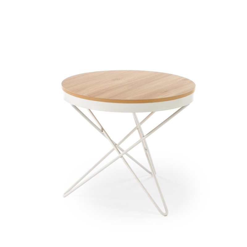 Ława LEILO naturalny/biały