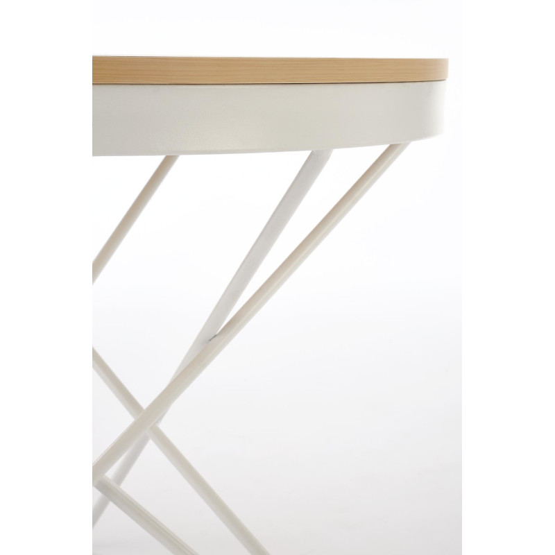 Ława LEILO naturalny/biały