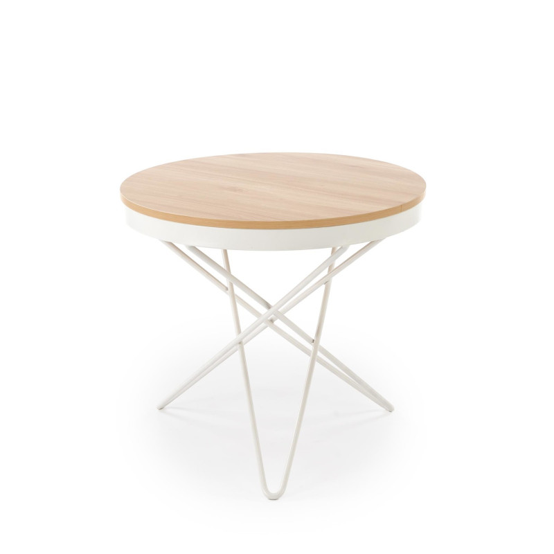 Ława LEILO naturalny/biały