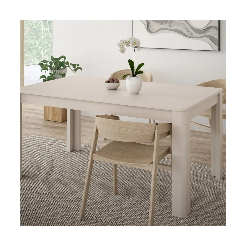 Stół rozkładany 160x90 cm Breathtaker FLOT16-U60 Piaskowy Meble Forte