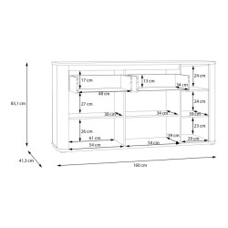 Komoda Breathtaker BTHK233-M846 Dąb Mauvella/Piaskowy Meble Forte
