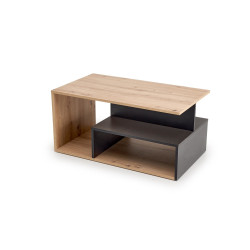 Ława IVARO dąb artisan/czarna