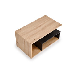 Ława IVARO dąb artisan/czarna