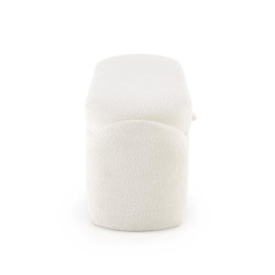 Ławka FIKARI tapicerowana z funkcją schowka kremowy