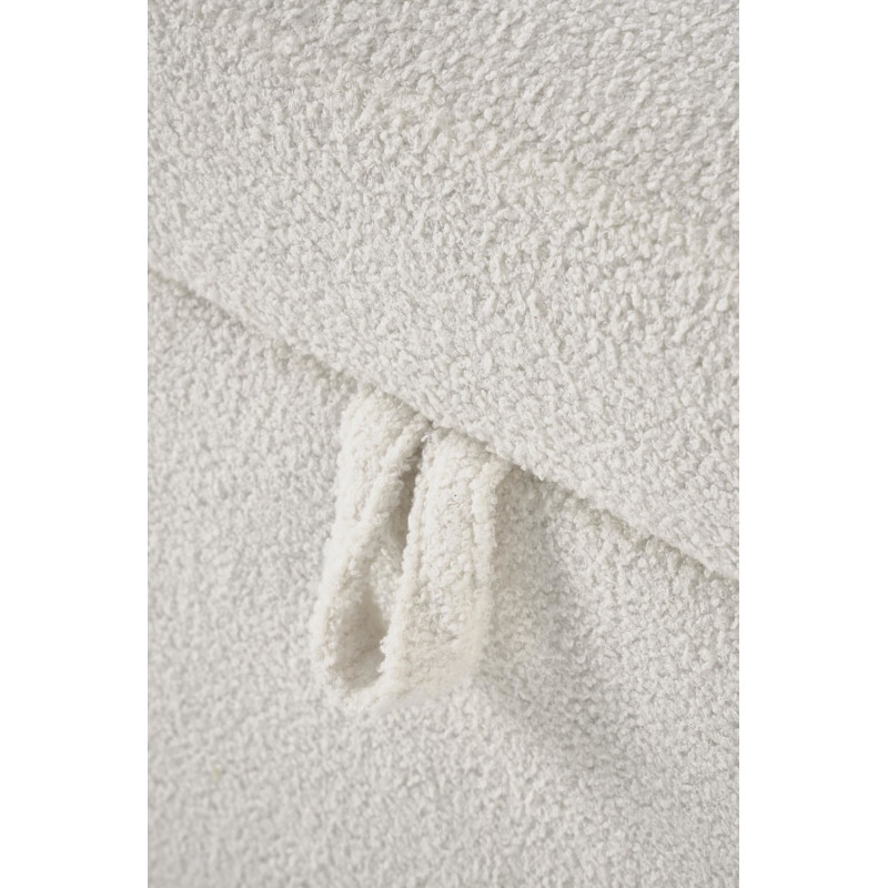 Ławka FIKARI tapicerowana z funkcją schowka kremowy