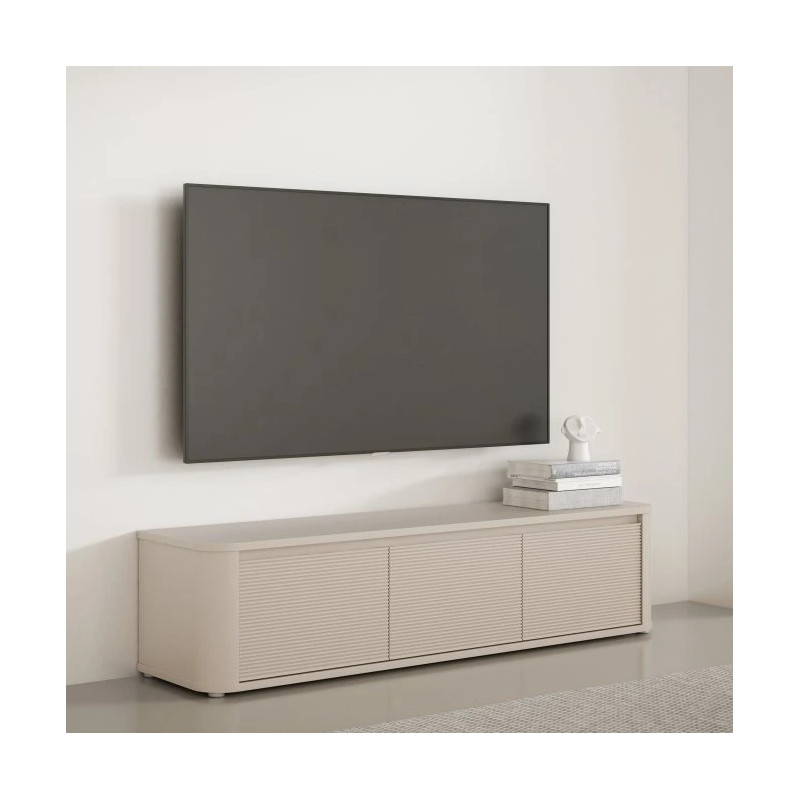 Szafka RTV 170 cm Breathtaker BTHTH131-U60 Piaskowy Meble Forte