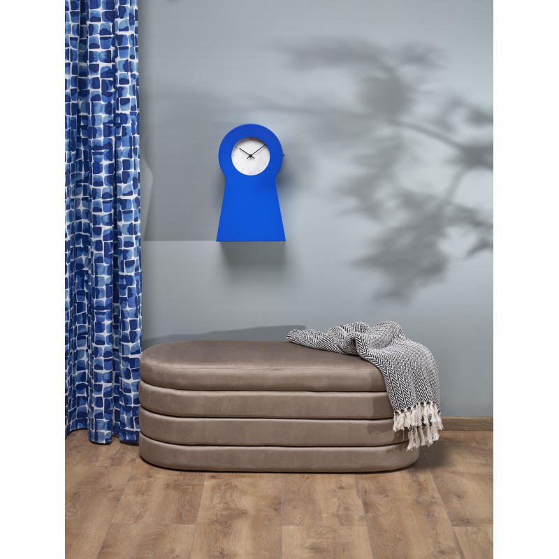 Ławka CALPIO tapicerowana z funkcją schowka, beż