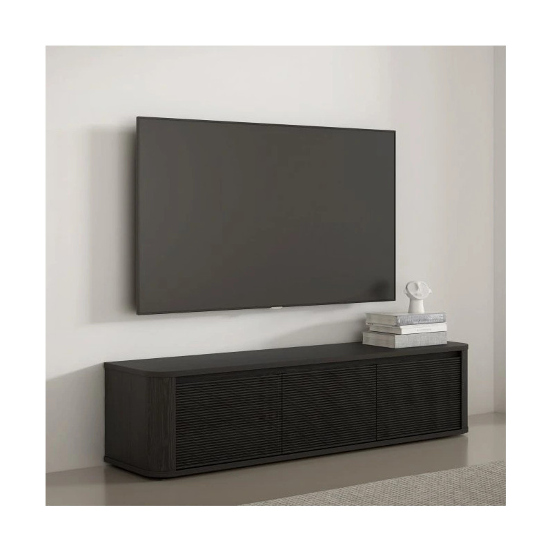 Szafka RTV 170 cm Breathtaker BTHTH131-Q196 Dąb Cabezone/Dąb Czarny Meble Forte