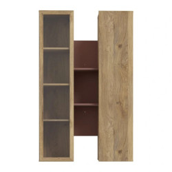 Witryna wisząca Breathtaker BTHVH331-Q192 Terakota/Dąb Mauvella Meble Forte