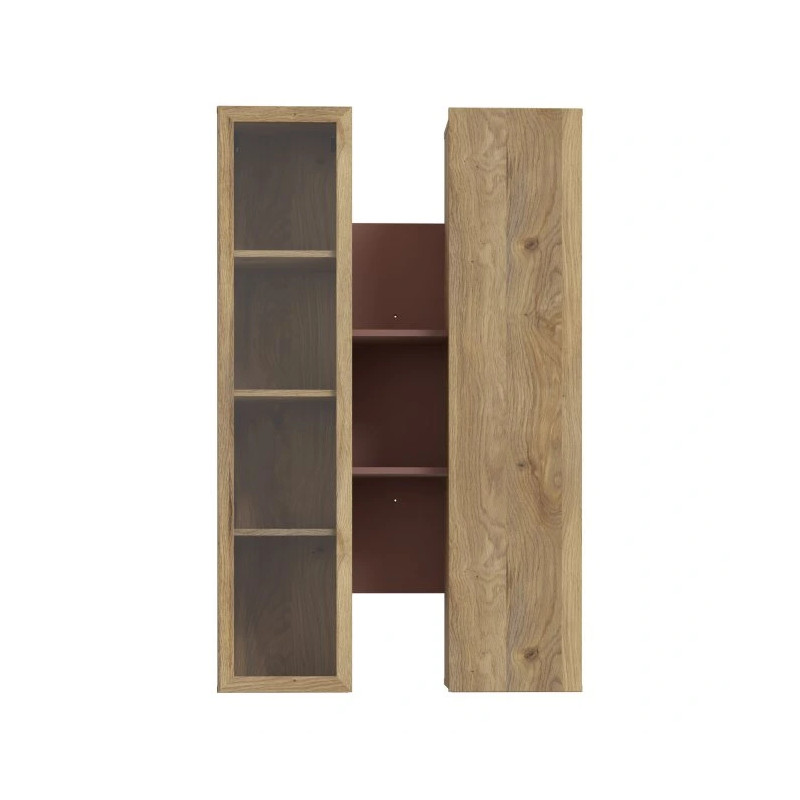 Witryna wisząca Breathtaker BTHVH331-Q192 Terakota/Dąb Mauvella Meble Forte