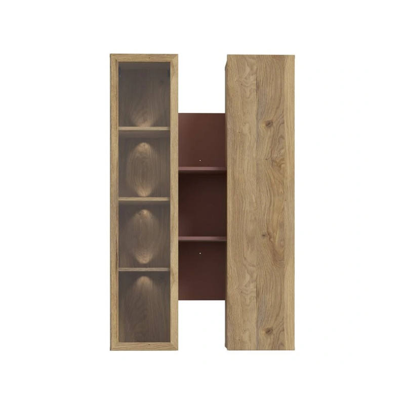 Witryna wisząca Breathtaker BTHVH331-Q192 Terakota/Dąb Mauvella Meble Forte