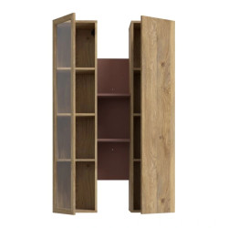 Witryna wisząca Breathtaker BTHVH331-Q192 Terakota/Dąb Mauvella Meble Forte