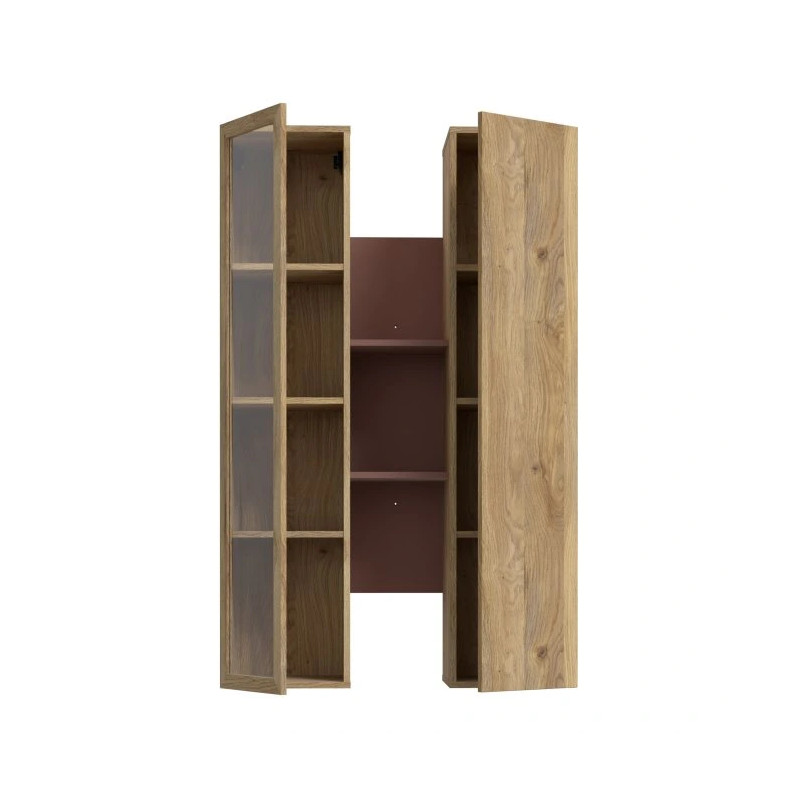 Witryna wisząca Breathtaker BTHVH331-Q192 Terakota/Dąb Mauvella Meble Forte