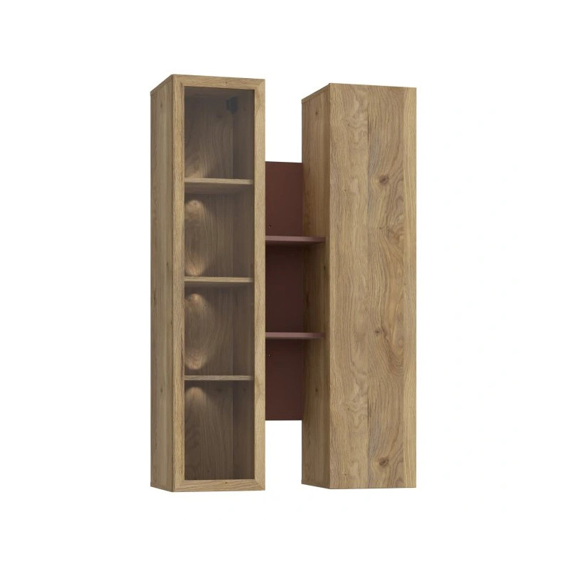 Witryna wisząca Breathtaker BTHVH331-Q192 Terakota/Dąb Mauvella Meble Forte