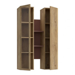 Witryna wisząca Breathtaker BTHVH331-Q192 Terakota/Dąb Mauvella Meble Forte