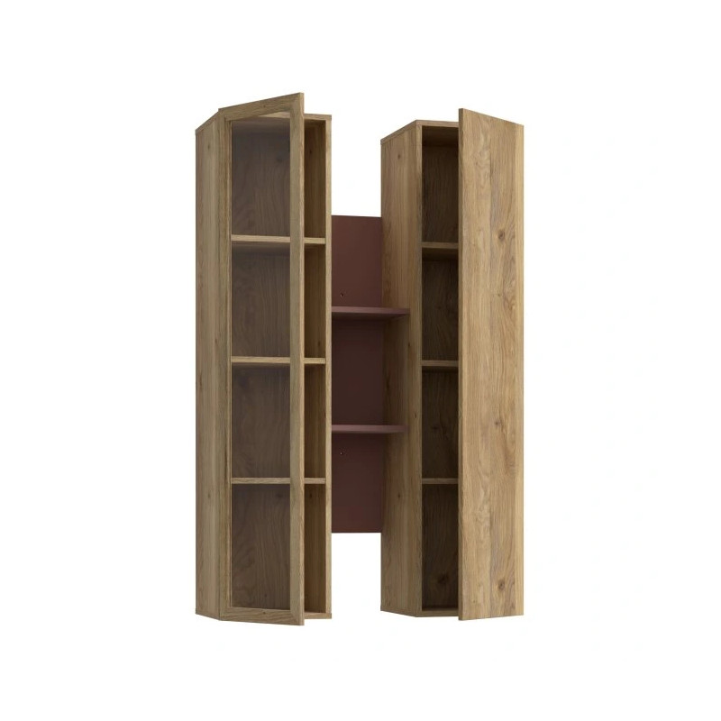 Witryna wisząca Breathtaker BTHVH331-Q192 Terakota/Dąb Mauvella Meble Forte