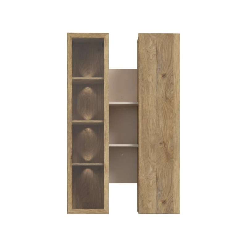 Witryna wisząca Breathtaker BTHVH331-M845 Dąb Mauvella/Piaskowy Meble Forte