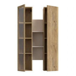 Witryna wisząca Breathtaker BTHVH331-M845 Dąb Mauvella/Piaskowy Meble Forte