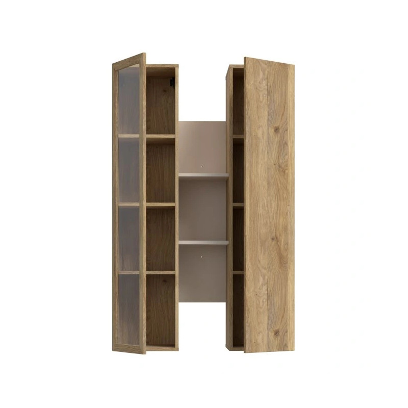 Witryna wisząca Breathtaker BTHVH331-M845 Dąb Mauvella/Piaskowy Meble Forte