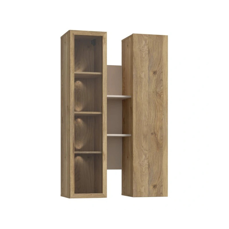 Witryna wisząca Breathtaker BTHVH331-M845 Dąb Mauvella/Piaskowy Meble Forte