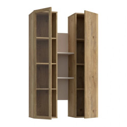 Witryna wisząca Breathtaker BTHVH331-M845 Dąb Mauvella/Piaskowy Meble Forte