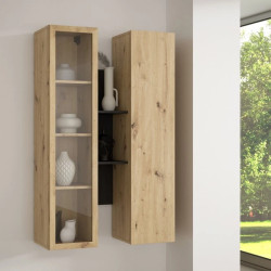 Witryna wisząca Breathtaker BTHVH331-M703 Dąb Artisan/Dąb Cabezone Meble Forte