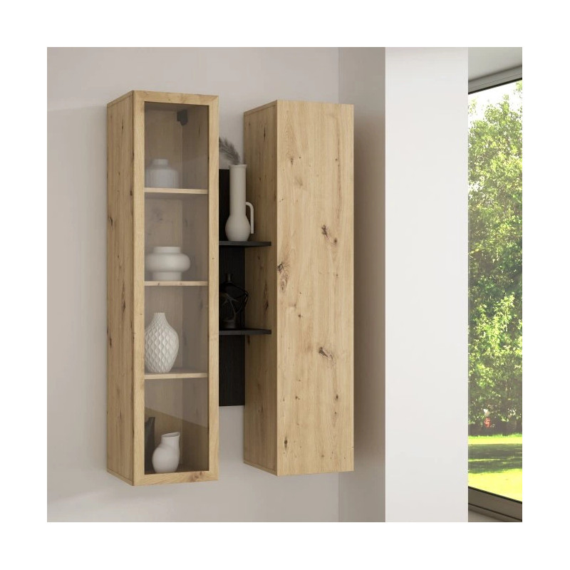 Witryna wisząca Breathtaker BTHVH331-M703 Dąb Artisan/Dąb Cabezone Meble Forte