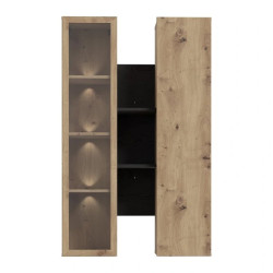 Witryna wisząca Breathtaker BTHVH331-M703 Dąb Artisan/Dąb Cabezone Meble Forte