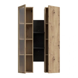 Witryna wisząca Breathtaker BTHVH331-M703 Dąb Artisan/Dąb Cabezone Meble Forte