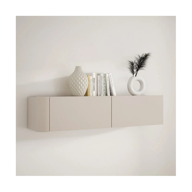 Szafka wisząca 130 cm Breathtaker BTHH021-U60 Piaskowy Meble Forte