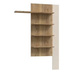 Półka pionowa 130 cm Breathtaker BTHB01-M821 Piaskowy/Dąb Mauvella Meble Forte