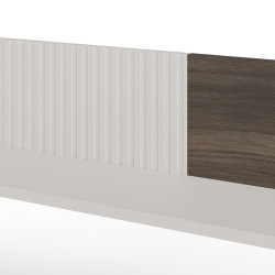 Półka wisząca RANDON kaszmir/orzech/czarny