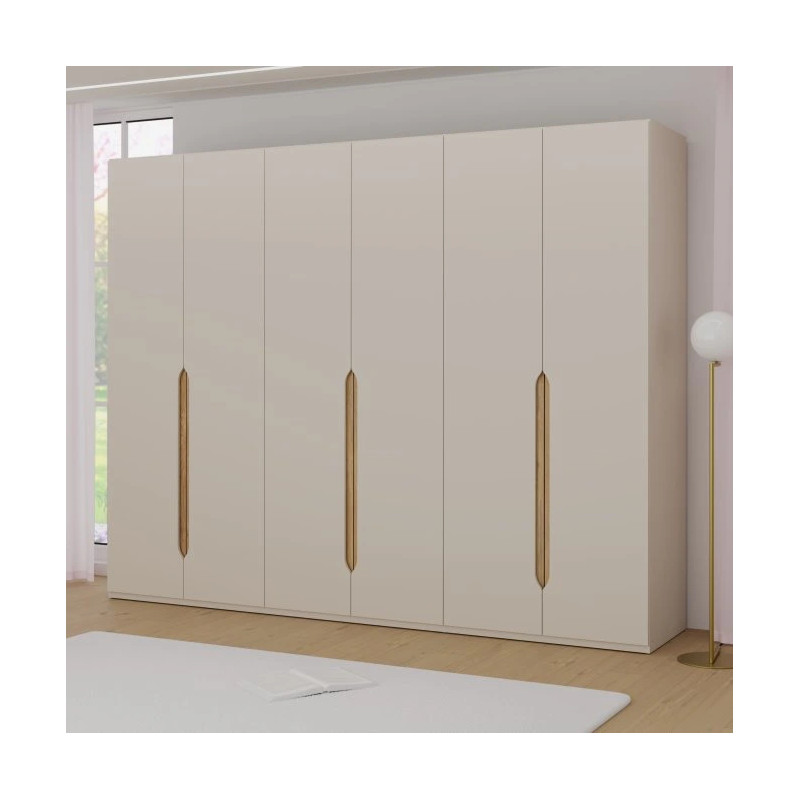 Szafa ubraniowa EDWS963-M902 Beż/Dąb Mauvella Meble Forte