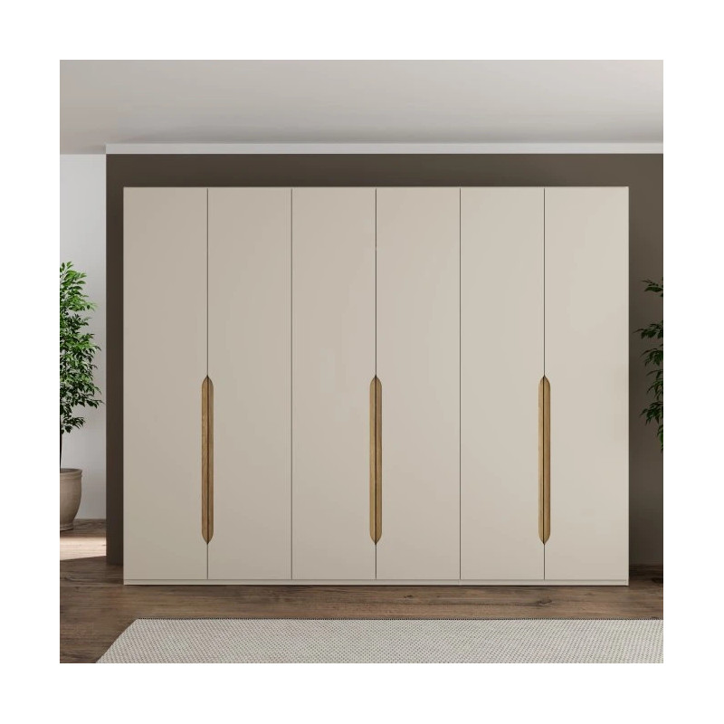 Szafa ubraniowa EDWS963-M902 Beż/Dąb Mauvella Meble Forte