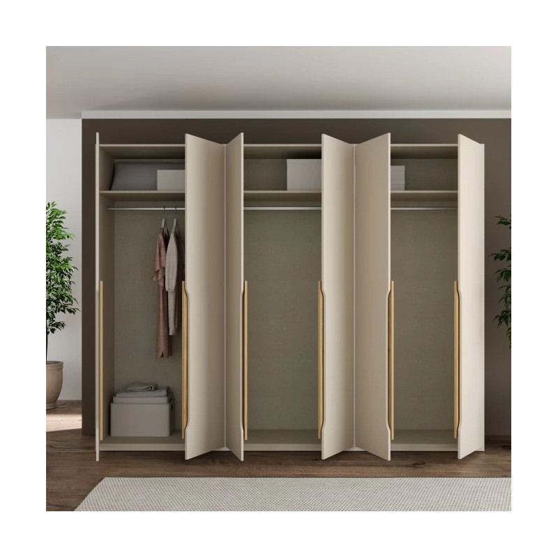 Szafa ubraniowa EDWS963-M902 Beż/Dąb Mauvella Meble Forte