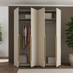 Szafa ubraniowa EDWS943-M902 Beż/Dąb Mauvella Meble Forte