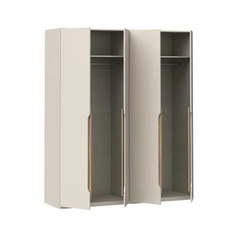 Szafa ubraniowa EDWS943-M902 Beż/Dąb Mauvella Meble Forte