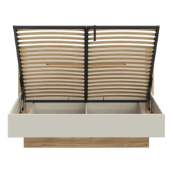 Łóżko 180 cm EDWL1183-M820 Beż/Dąb Mauvella Meble Forte