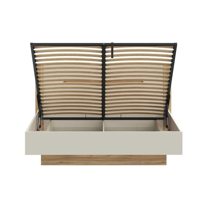 Łóżko 180 cm EDWL1183-M820 Beż/Dąb Mauvella Meble Forte