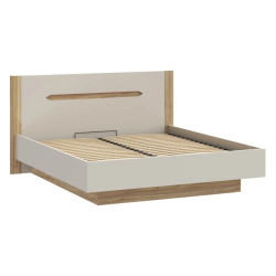 Łóżko 180 cm EDWL1183-M820 Beż/Dąb Mauvella Meble Forte