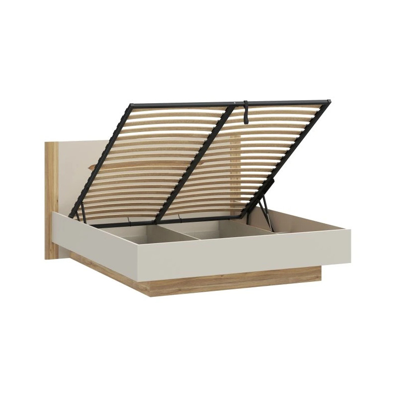 Łóżko 180 cm EDWL1183-M820 Beż/Dąb Mauvella Meble Forte