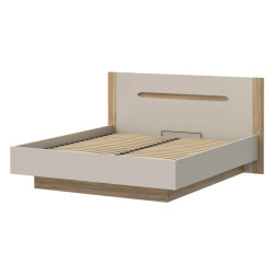 Łóżko 180 cm EDWL1183-M820 Beż/Dąb Mauvella Meble Forte
