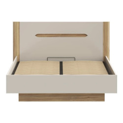 Stylowe łóżko EDWAL 160x200 z podnoszonym stelażem – szybka wysyłka