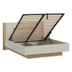 Stylowe łóżko EDWAL 160x200 z podnoszonym stelażem – szybka wysyłka
