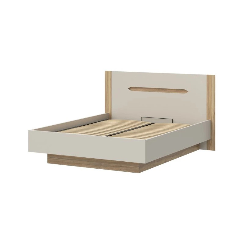 Stylowe łóżko EDWAL 160x200 z podnoszonym stelażem – szybka wysyłka