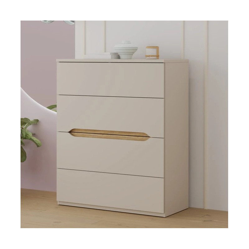 Komoda EDWK312-M902 Beż/Dąb Mauvella Meble Forte