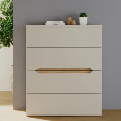 Komoda EDWK312-M902 Beż/Dąb Mauvella Meble Forte