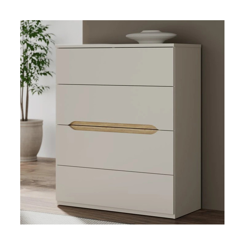 Komoda EDWK312-M902 Beż/Dąb Mauvella Meble Forte