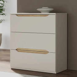 Komoda 3S EDWK212-M902 Beż/Dąb Mauvella Meble Forte