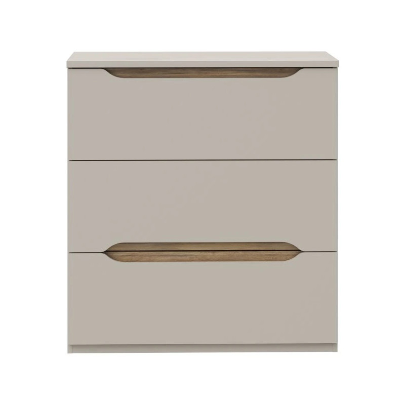 Komoda 3S EDWK212-M902 Beż/Dąb Mauvella Meble Forte